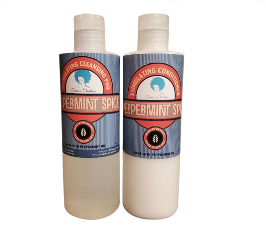 Peppermint Spice Shampoo and Conditioner Duo